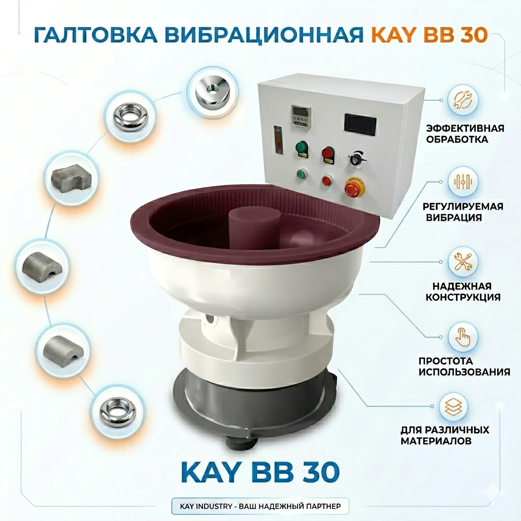Вибрационная галтовочная машина KAY BB 30