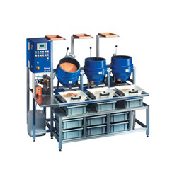 Галтовка роторная OTEC CF 3х18 (универсальная) с помпой для подачи компаунда  