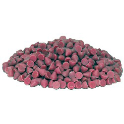 Наполнитель для галтовки  OTEC КТ-10 пластик пуля красная