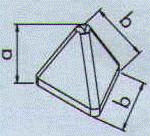 Наполнитель для галтовки   SCT VFC 40 x 40 керамика пирамида очень грубая
