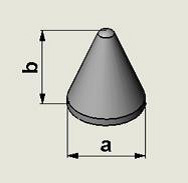 Наполнитель для галтовки   CONE MC 13x16 керамика конус средняя шлифовка