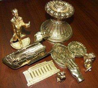 Простой и быстрый способ полировки декоративного литья из бронзы.